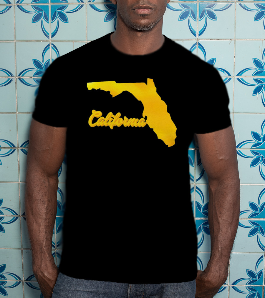 California Florida Map Playful Twist T-Shirt