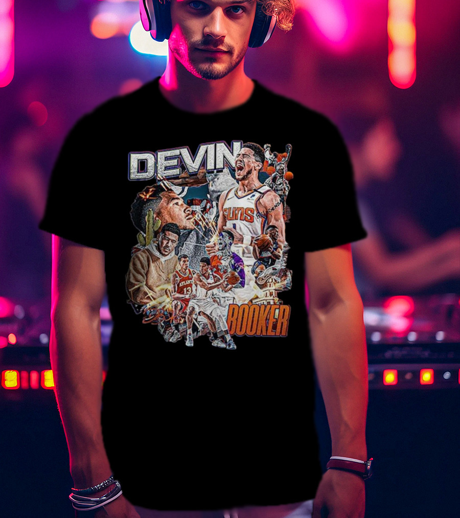Devin Booker Suns Basketball Highlights And Moments T-Shirt