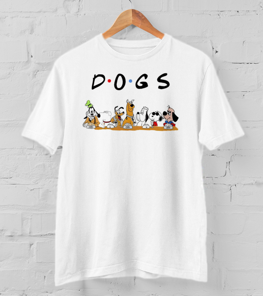 Disney Dogs Inspired By Sitcom Friends T-Shirt