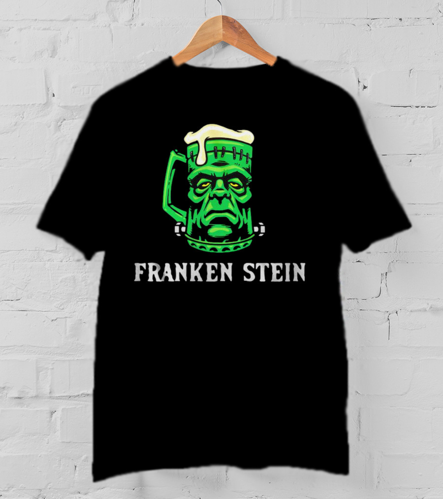 Franken Stein Beer Mug Monsters Halloween T-Shirt