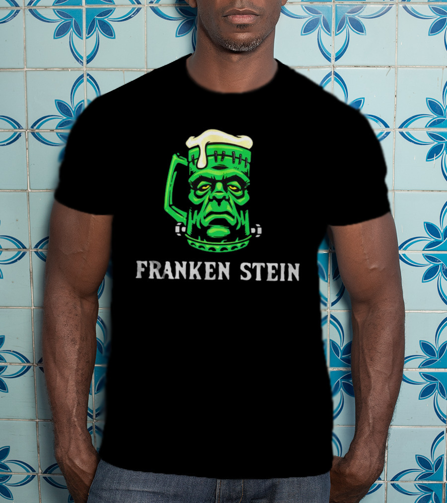 Franken Stein Beer Mug Monsters Halloween T-Shirt