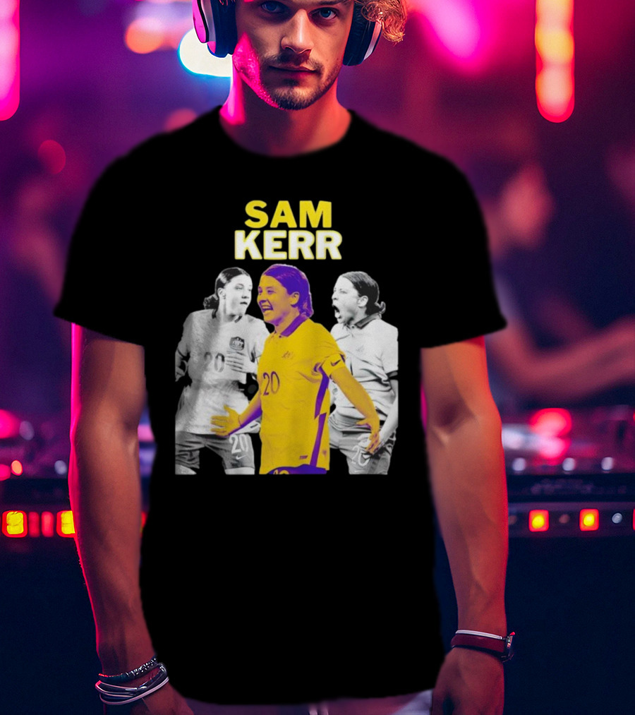 Sam Kerr Matildas Australia Soccer Star T-Shirt