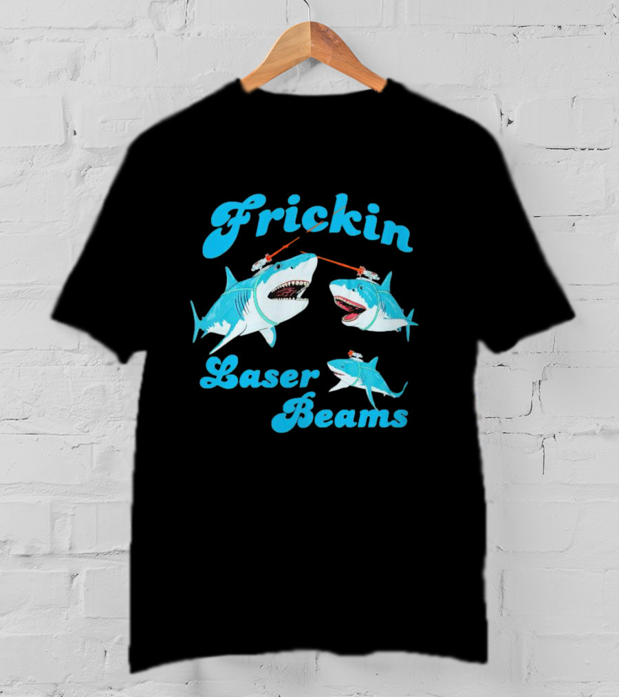 Frickin Laser Beams Sharks Retro T-Shirt
