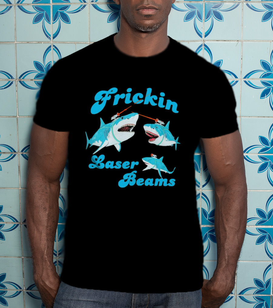 Frickin Laser Beams Sharks Retro T-Shirt