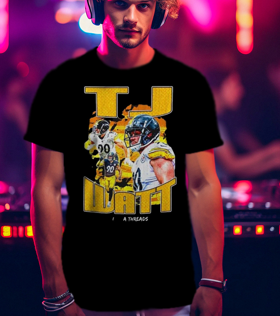 TJ Watt Vintage Bootleg Threads T-Shirt