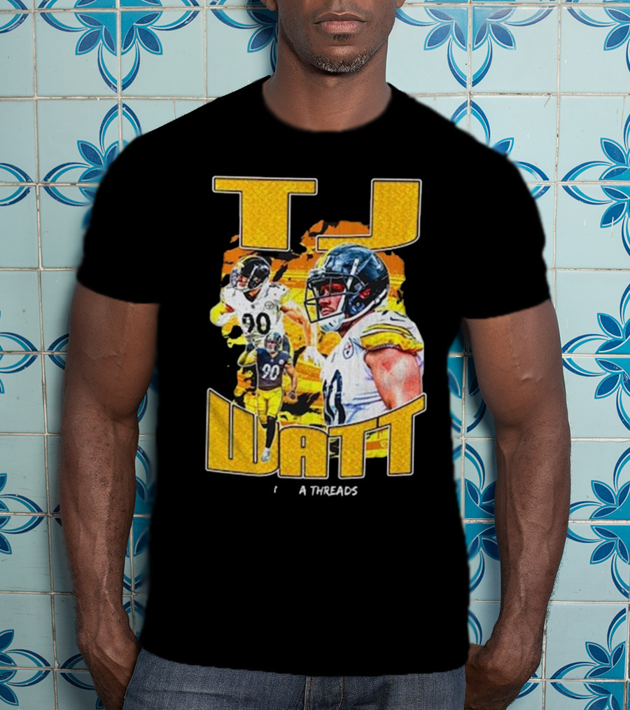 TJ Watt Vintage Bootleg Threads T-Shirt