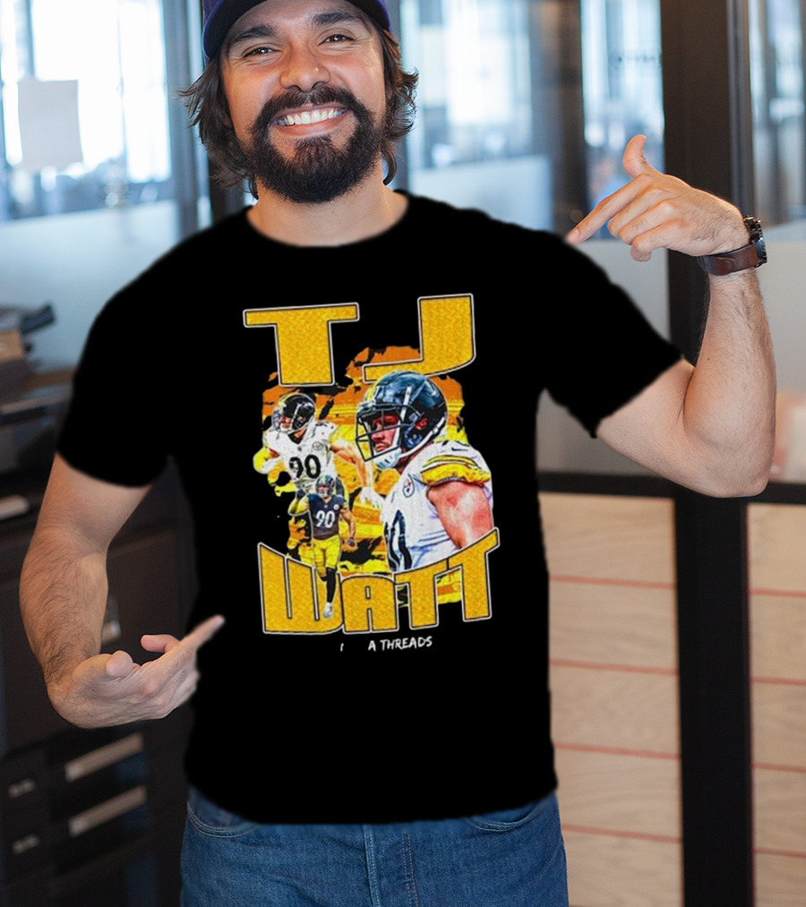 TJ Watt Vintage Bootleg Threads T-Shirt