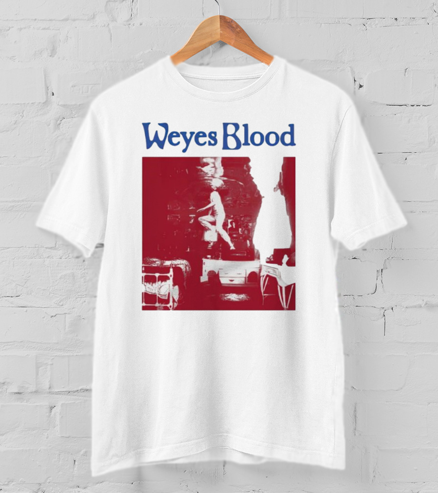 Weyes Blood Titanic Rising Red Silhouette Album T-Shirt