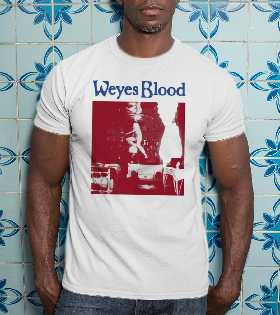 Weyes Blood Titanic Rising Red Silhouette Album T-Shirt
