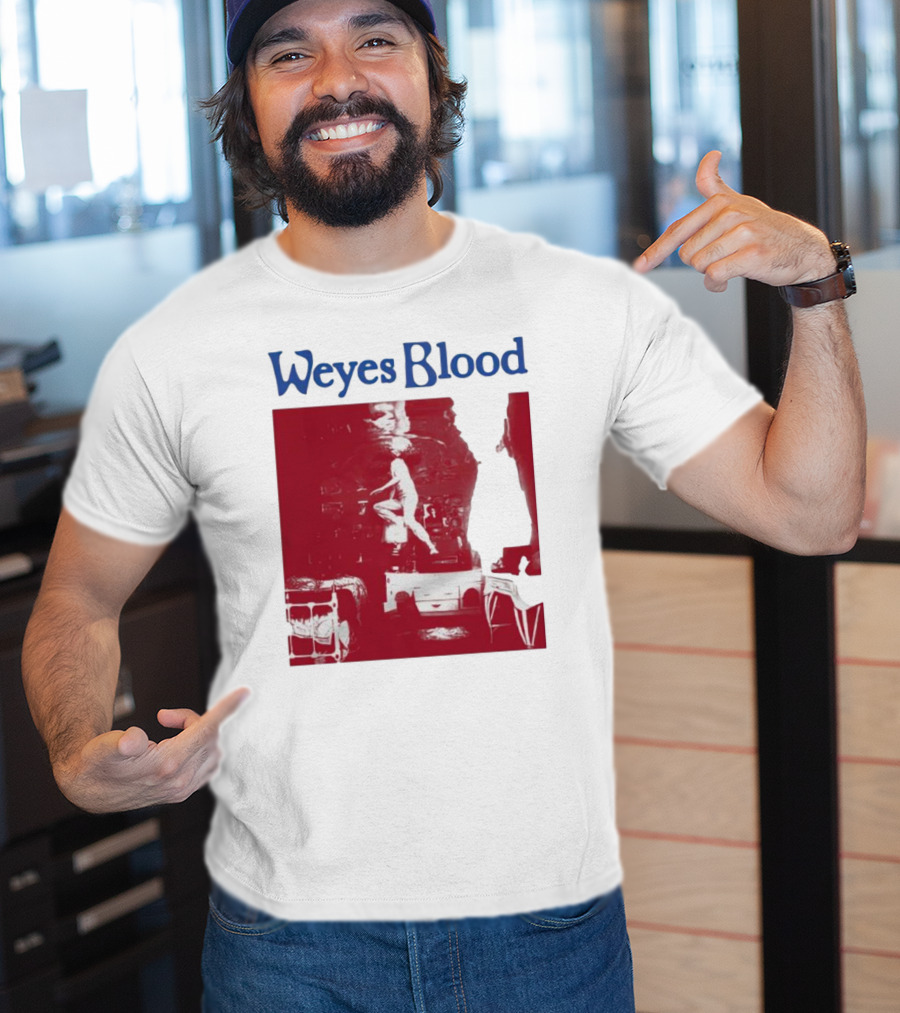Weyes Blood Titanic Rising Red Silhouette Album T-Shirt