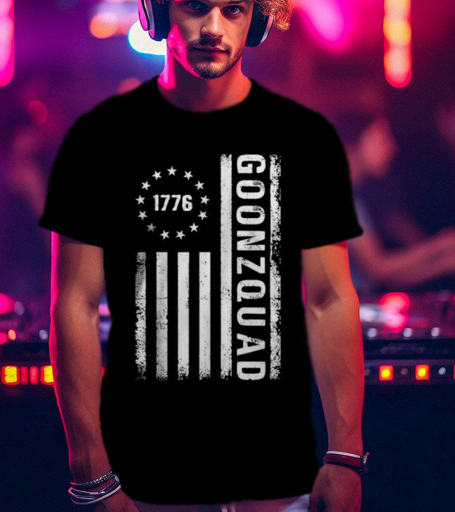 Goonzquad 1776 Distressed American Flag T-Shirt