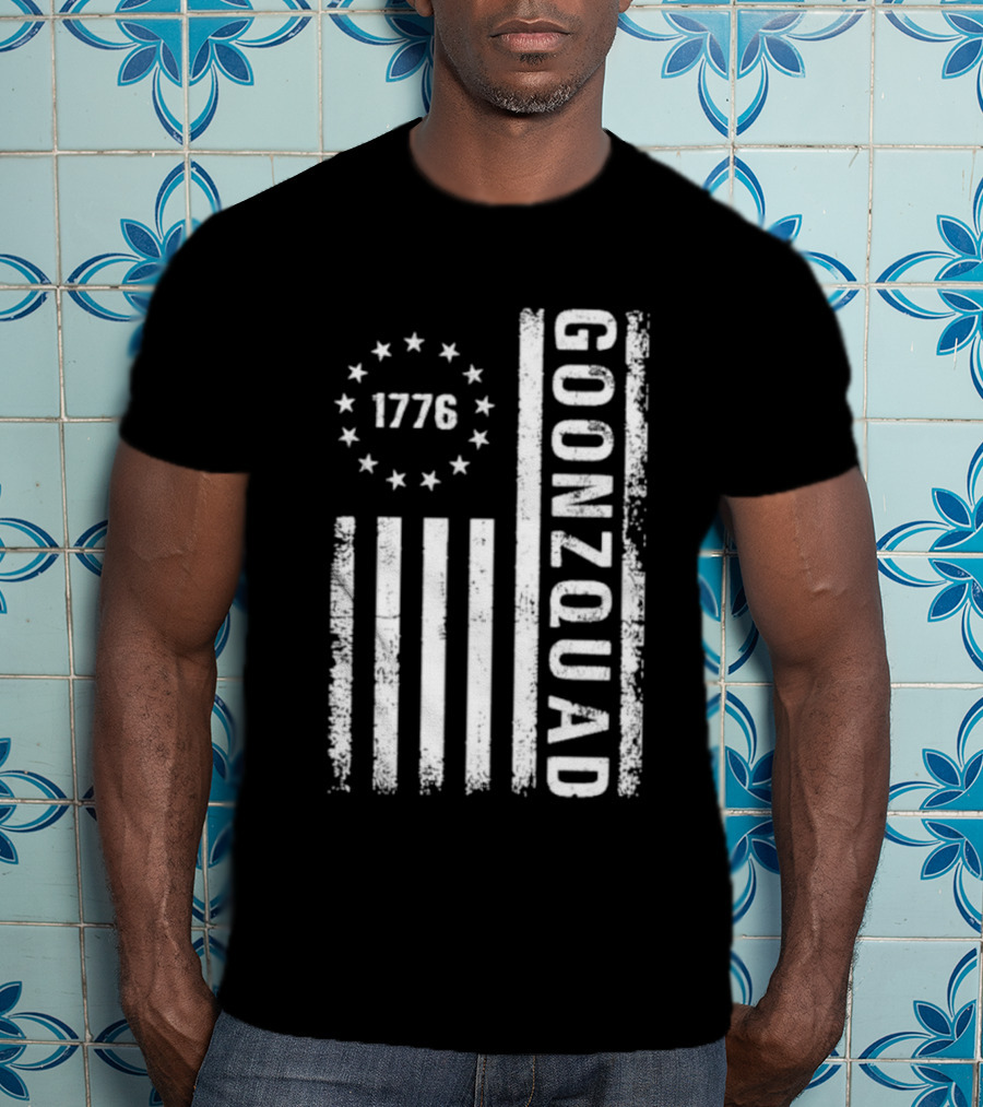 Goonzquad 1776 Distressed American Flag T-Shirt