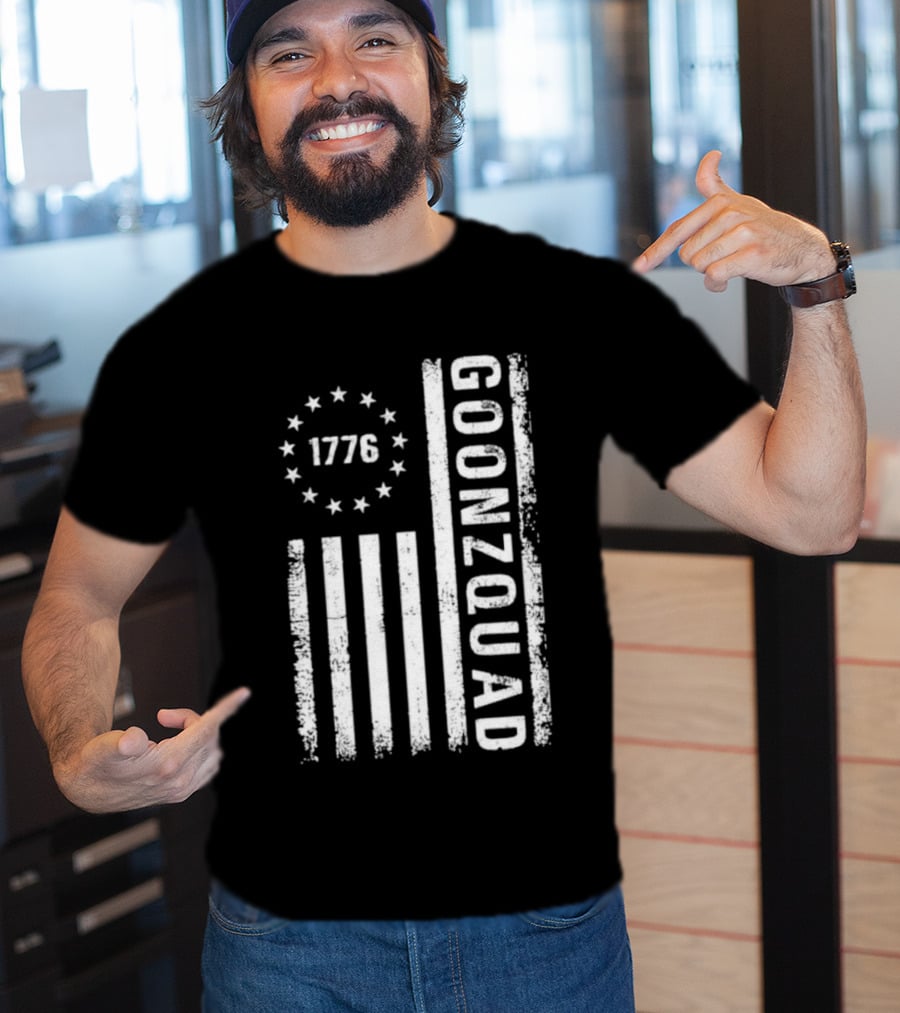 Goonzquad 1776 Distressed American Flag T-Shirt