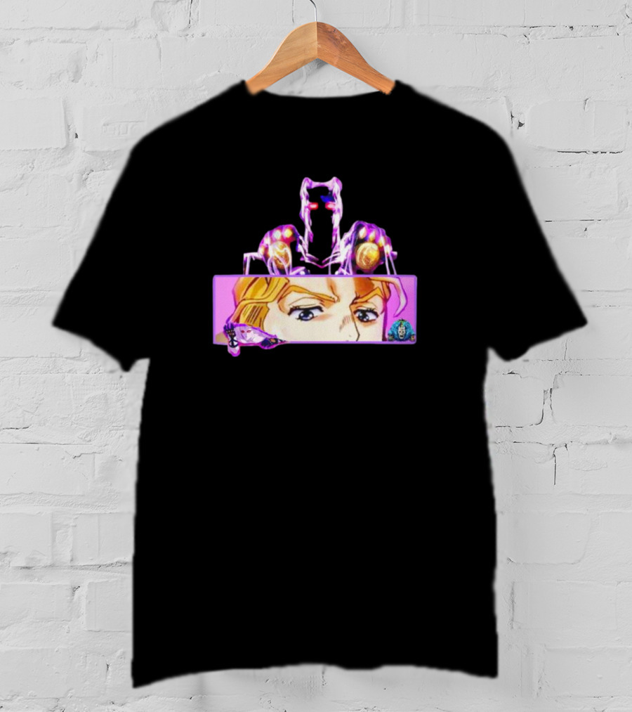 Kira Killer Queen Hoshi 7Oz Anime Manga Eyes Bold Pink Highlights T-Shirt