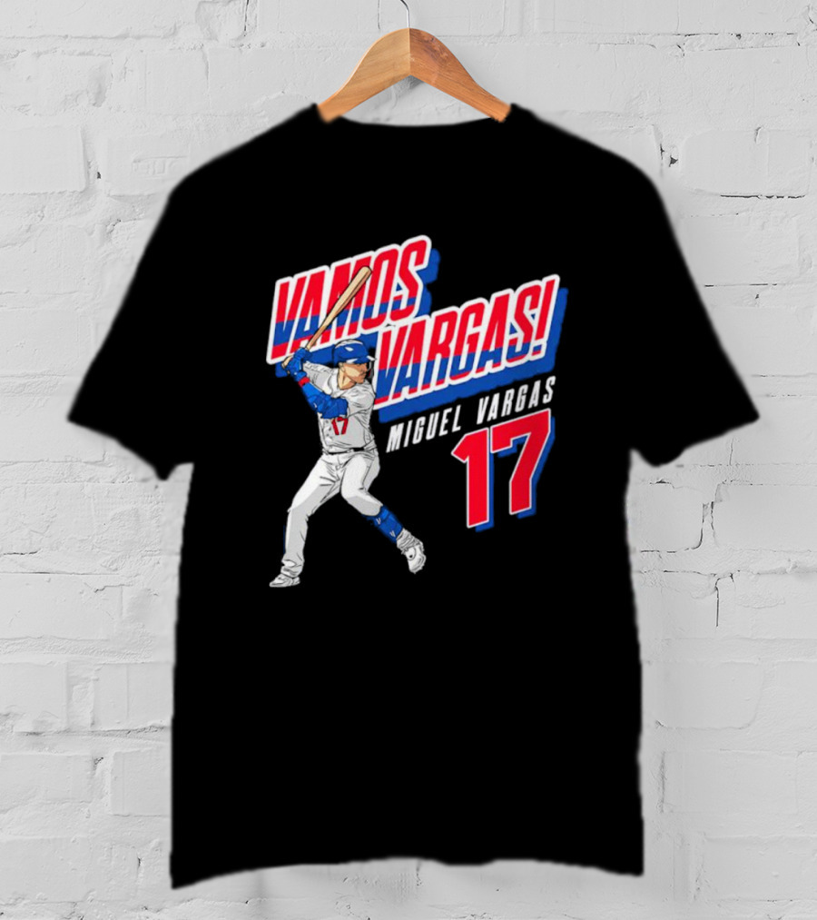 Vamos Vargas Miguel Vargas #17 Baseball Player Iconic T-Shirt