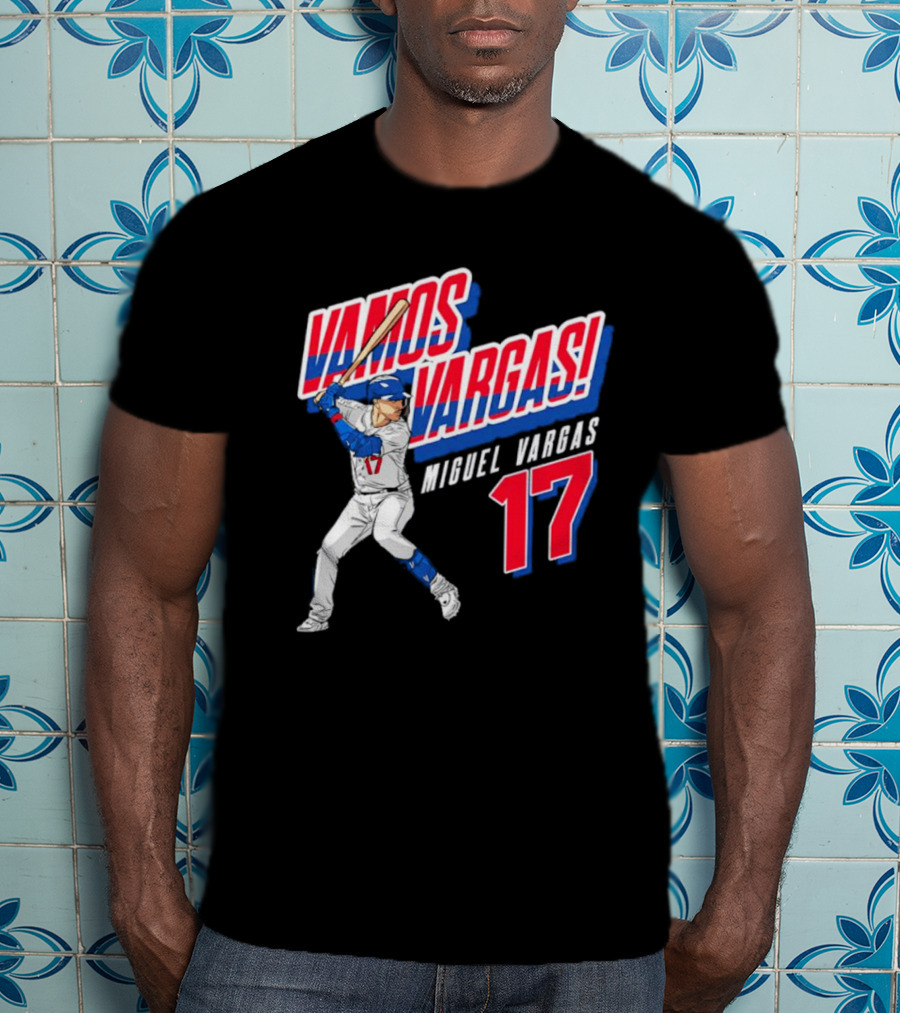 Vamos Vargas Miguel Vargas #17 Baseball Player Iconic T-Shirt