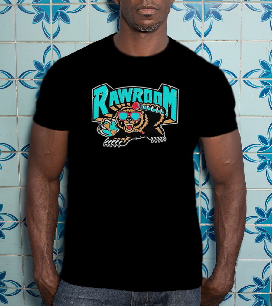 Raw Room Bear Claw Sunglasses And Baseball Cap T-Shirt