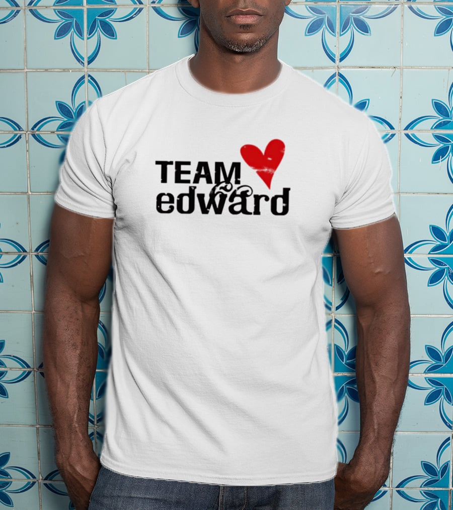 Team Edward Heart Twilight Taylor Lautner T-Shirt