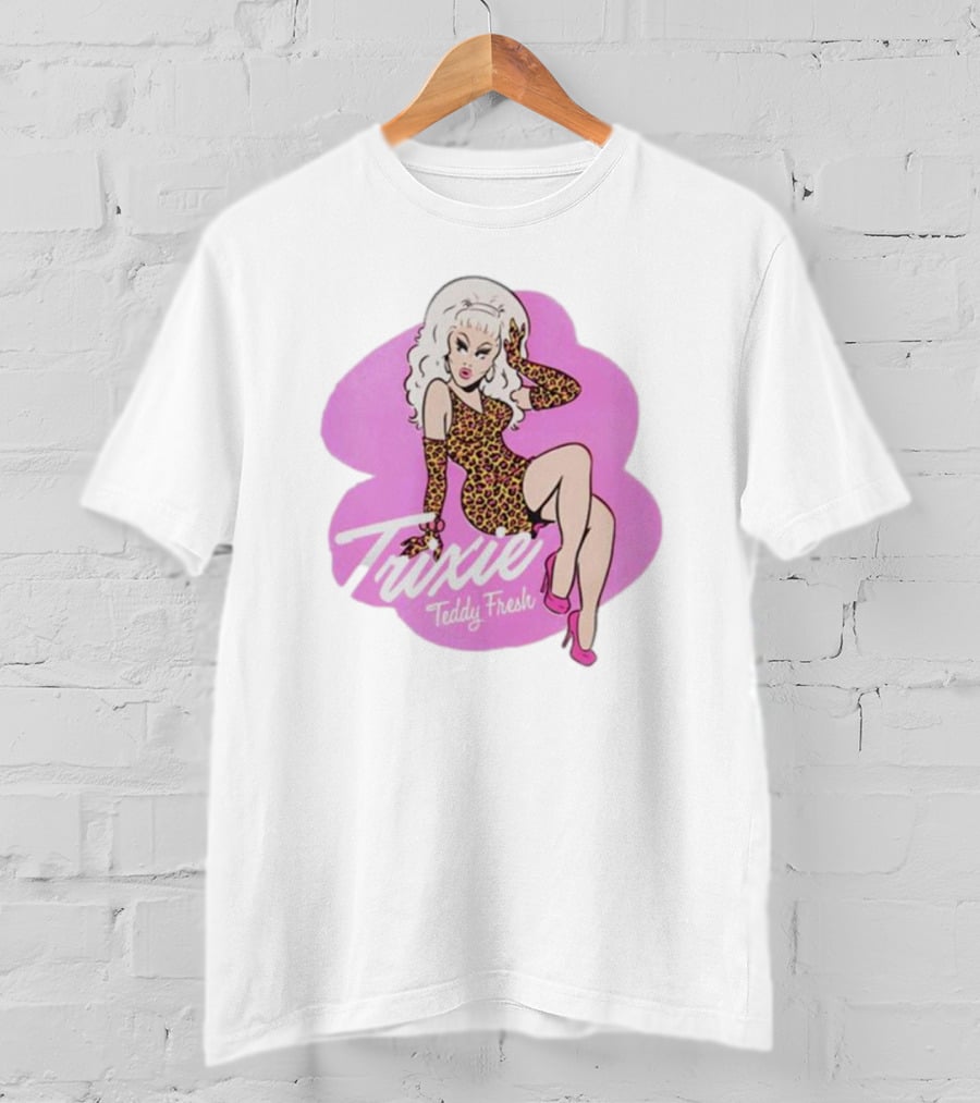 Trixie Teddy Fresh Leopard Pink T-Shirt