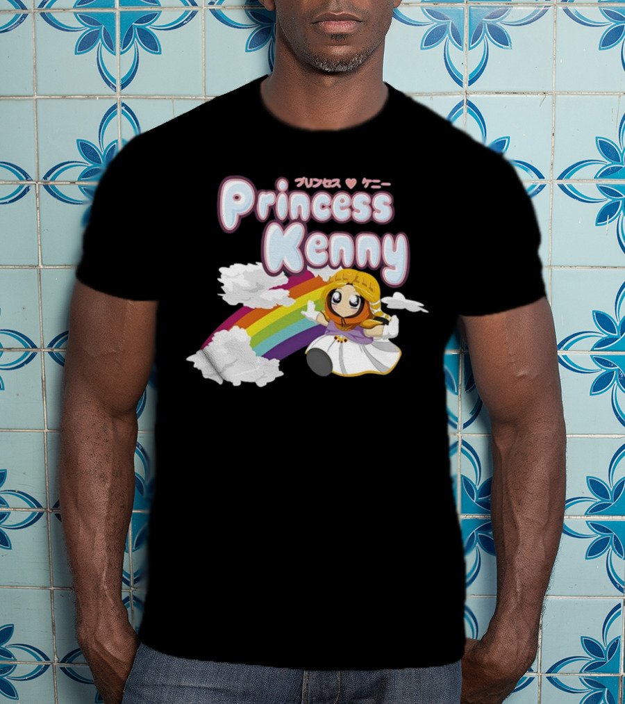 Princess Kenny Anime Rainbow Clouds South Park T-Shirt