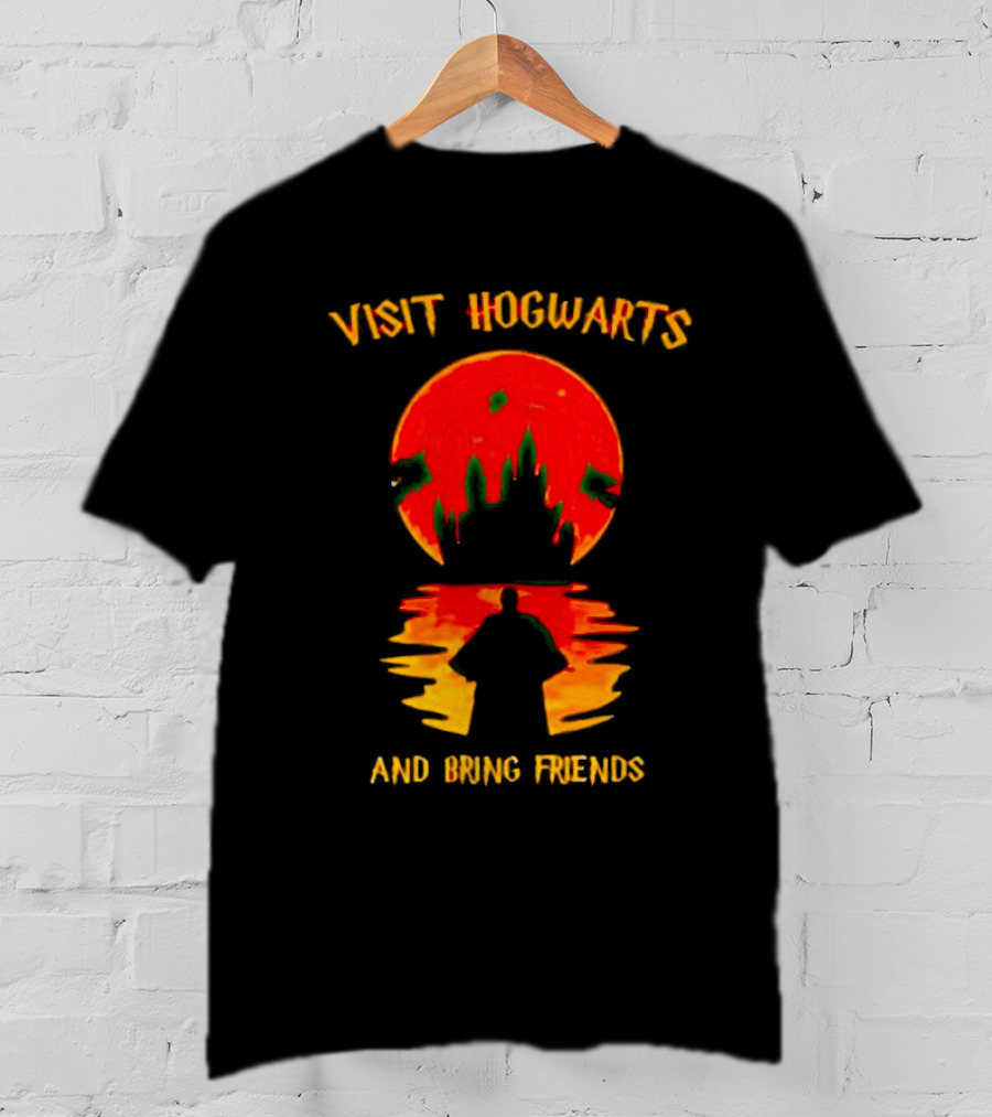 Visit Hogwarts And Bring Friends With Spooky Halloween Shadows T-Shirt