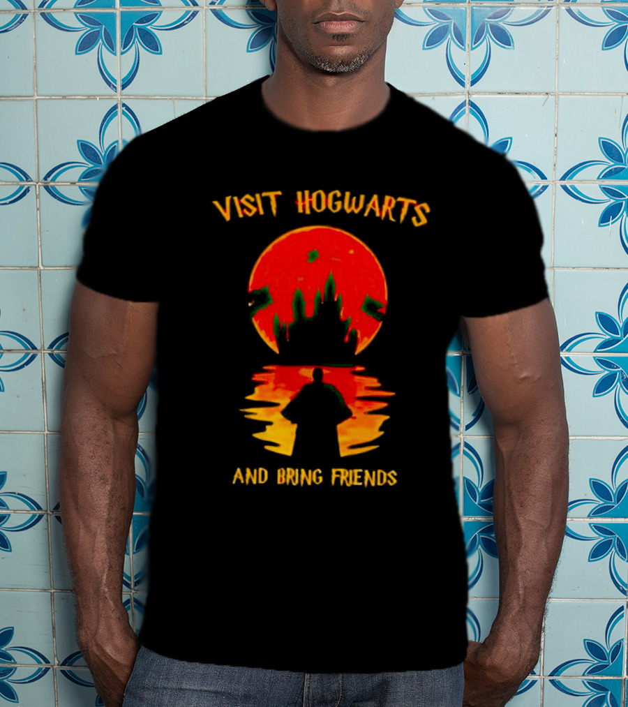 Visit Hogwarts And Bring Friends With Spooky Halloween Shadows T-Shirt