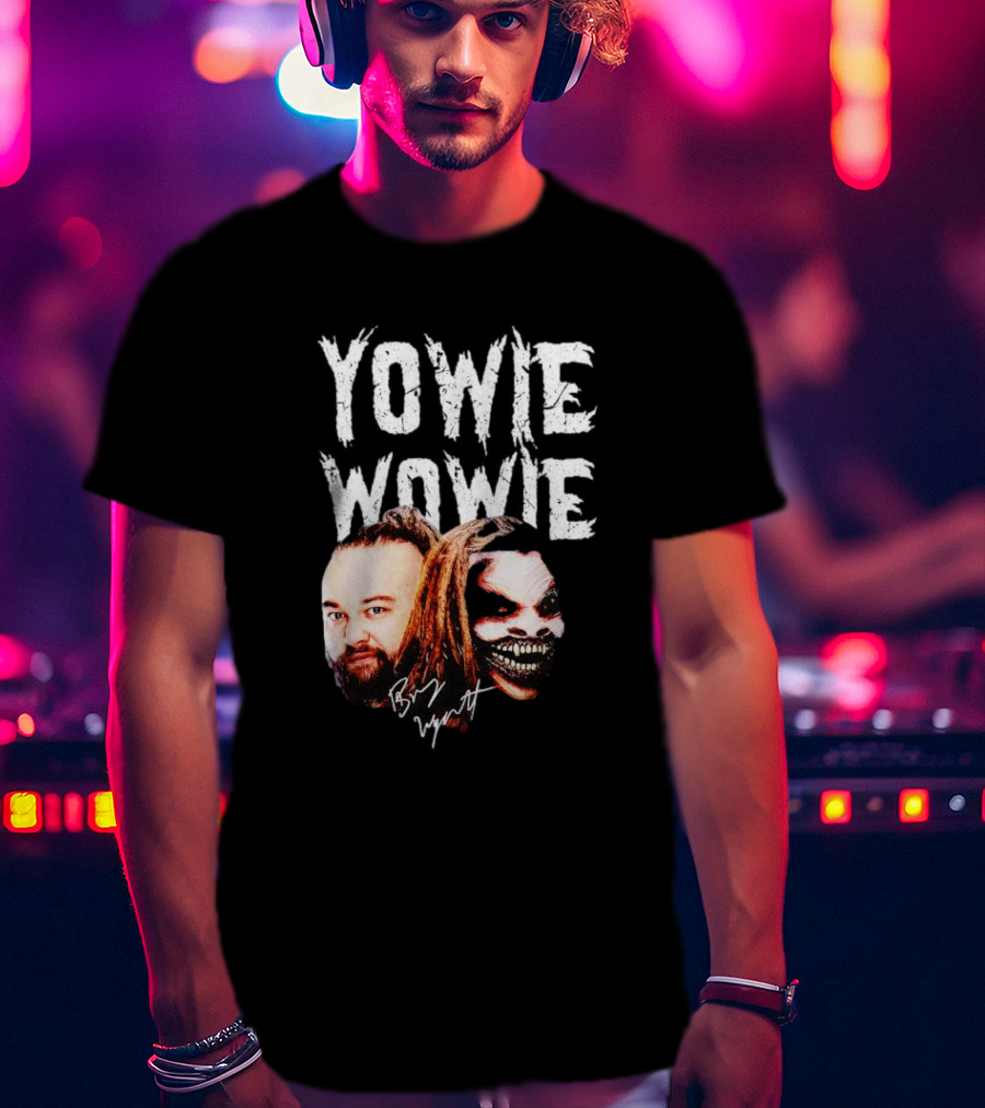 Windham Rotunda Bray Wyatt Yowie Wowie Signature Fiend Face T-Shirt