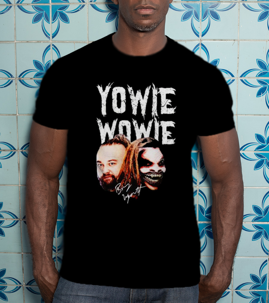 Windham Rotunda Bray Wyatt Yowie Wowie Signature Fiend Face T-Shirt