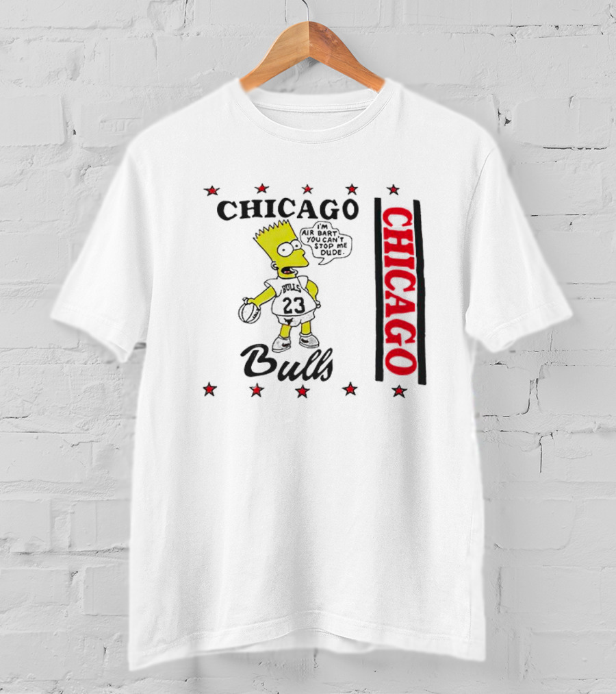 Chicago Bulls Bart Simpson Basketball T-Shirt