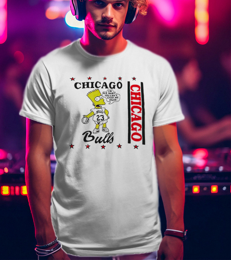 Chicago Bulls Bart Simpson Basketball T-Shirt