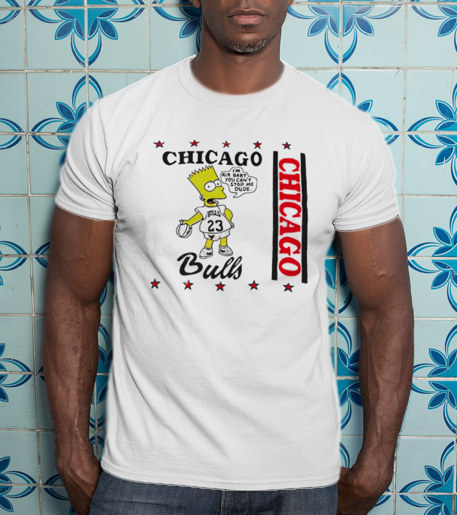Chicago Bulls Bart Simpson Basketball T-Shirt