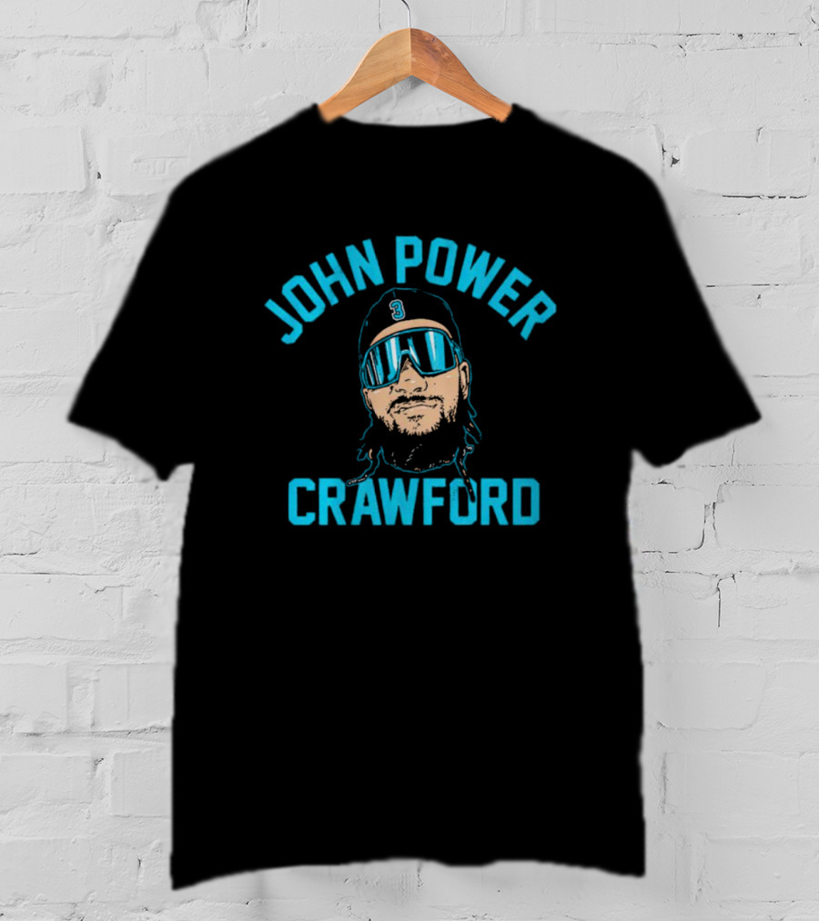 John Power Crawford J.P. Crawford Baseball T-Shirt