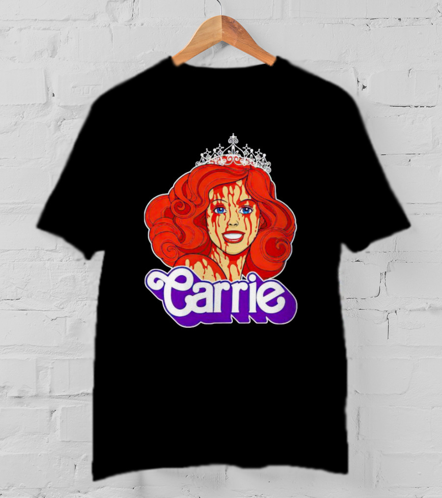 Carrie Blood-soaked Princess Barbie Queen T-Shirt