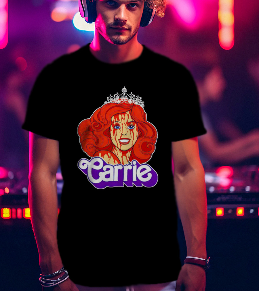 Carrie Blood-soaked Princess Barbie Queen T-Shirt