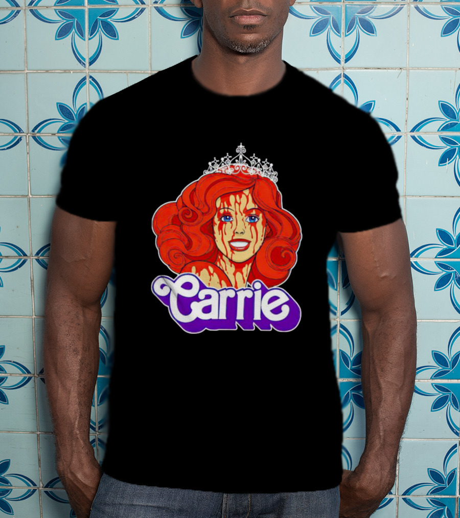 Carrie Blood-soaked Princess Barbie Queen T-Shirt