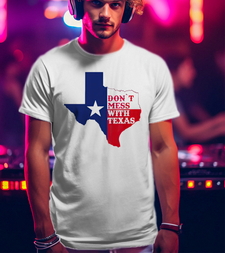 Don’t Mess With Texas Star Map T-Shirt
