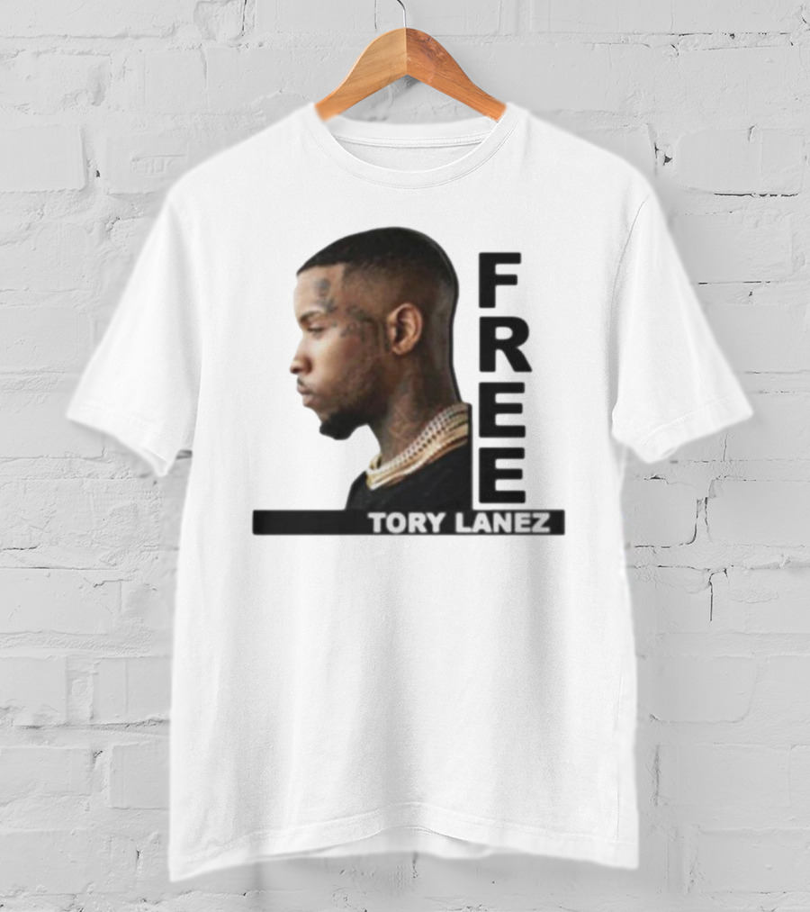 Free Tory Lanez Profile View Text T-Shirt