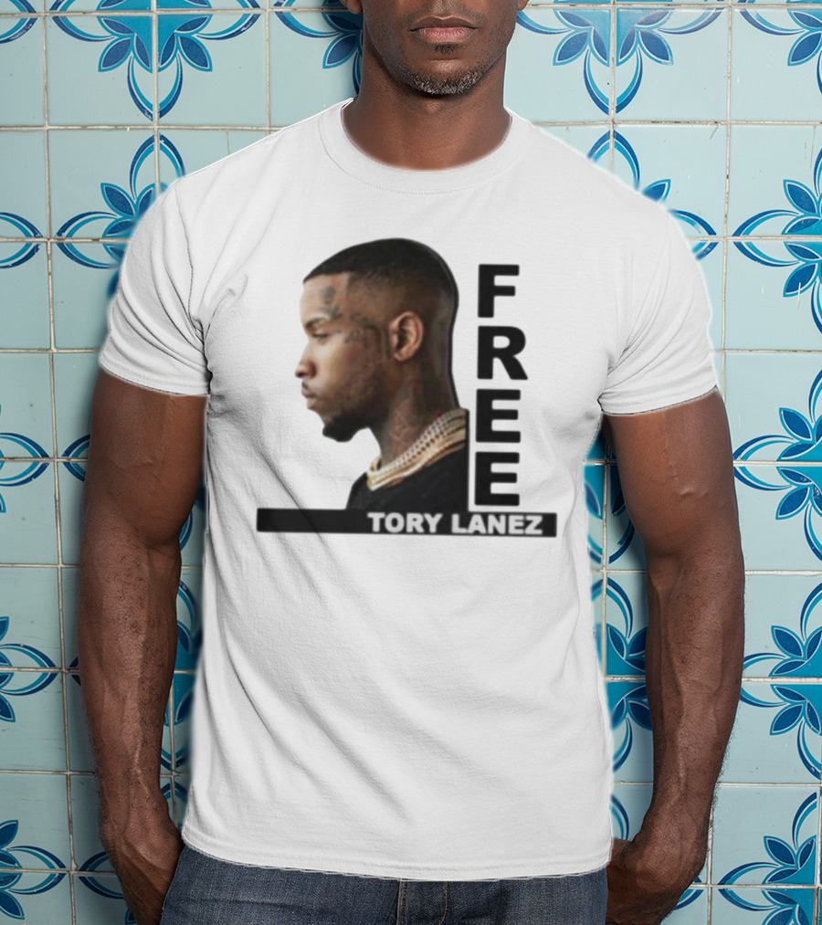 Free Tory Lanez Profile View Text T-Shirt