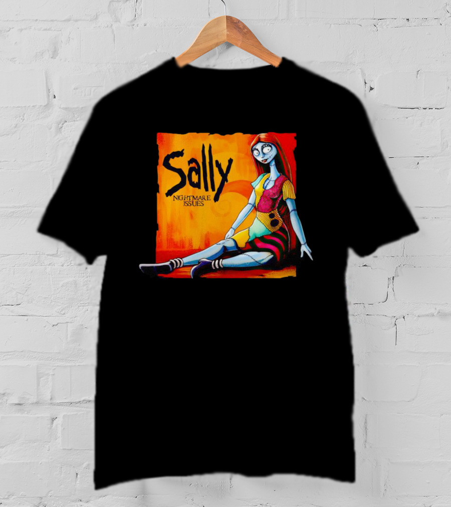 Sally Nightmare Issues Burton Style Rag Doll T-Shirt