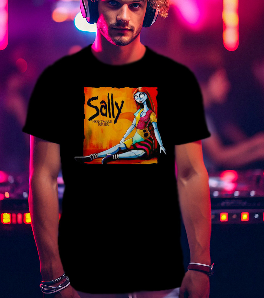 Sally Nightmare Issues Burton Style Rag Doll T-Shirt