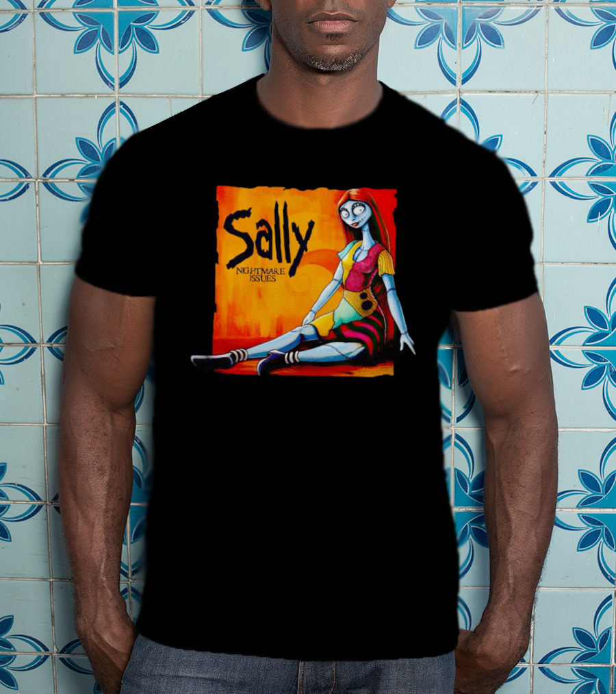 Sally Nightmare Issues Burton Style Rag Doll T-Shirt