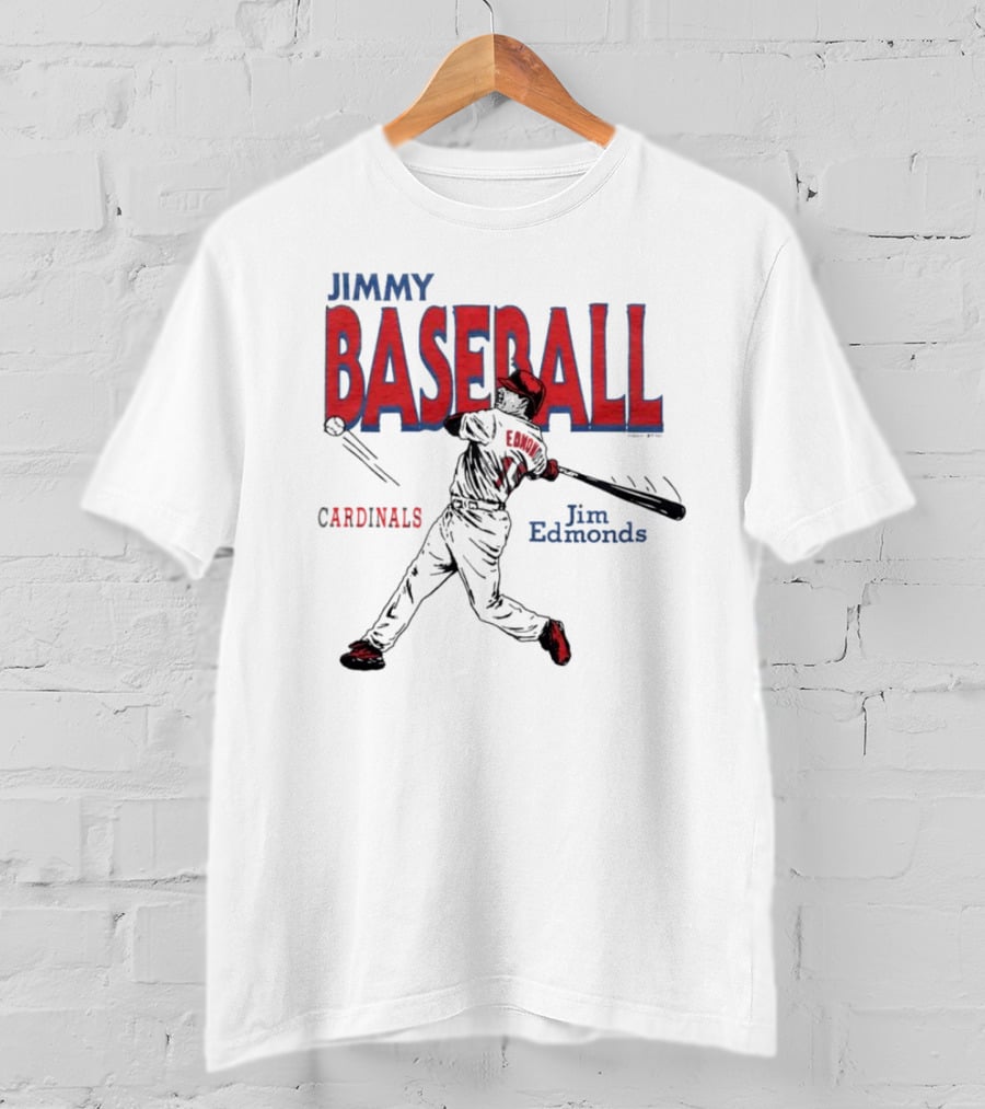 Cardinals Jim Edmonds Jimmy Baseball Swing T-Shirt