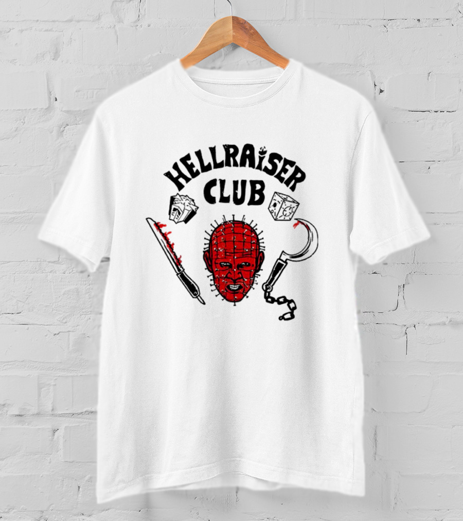 Hellraiser Club Pinhead Stranger Things Icons T-Shirt