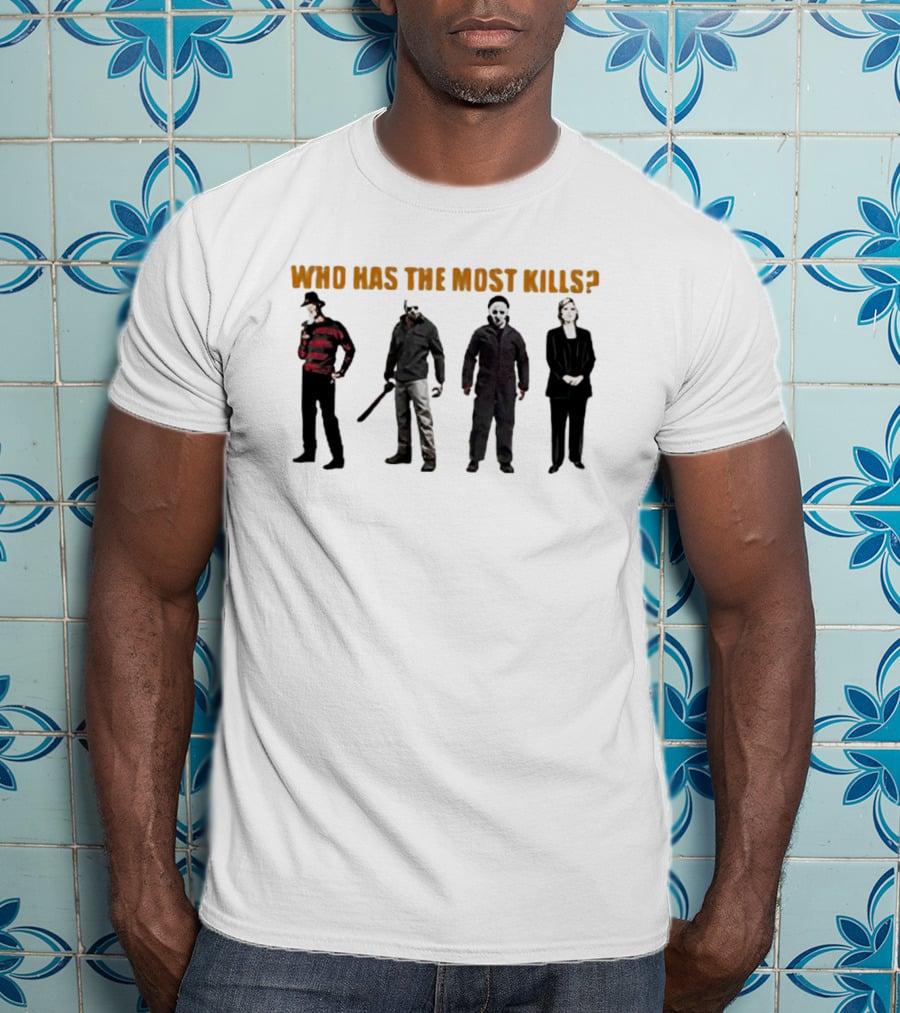 Who Has The Most Kills Halloween Horror Icons T-Shirt
