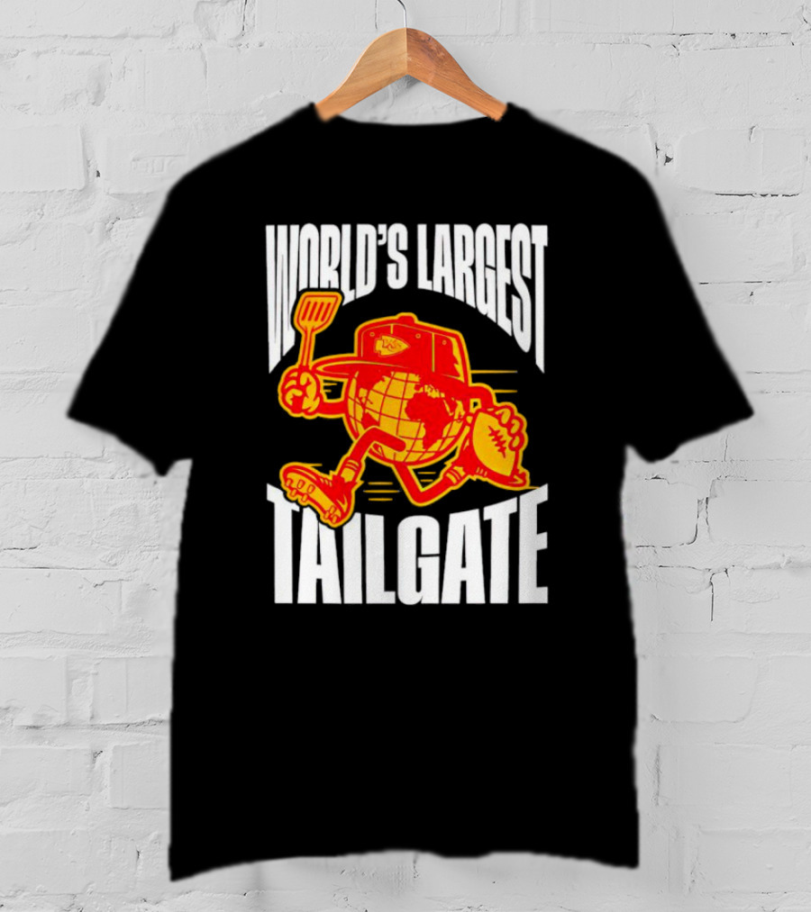 Kansas City Chiefs World's Largest Tailgate Football Grilling T-Shirt
