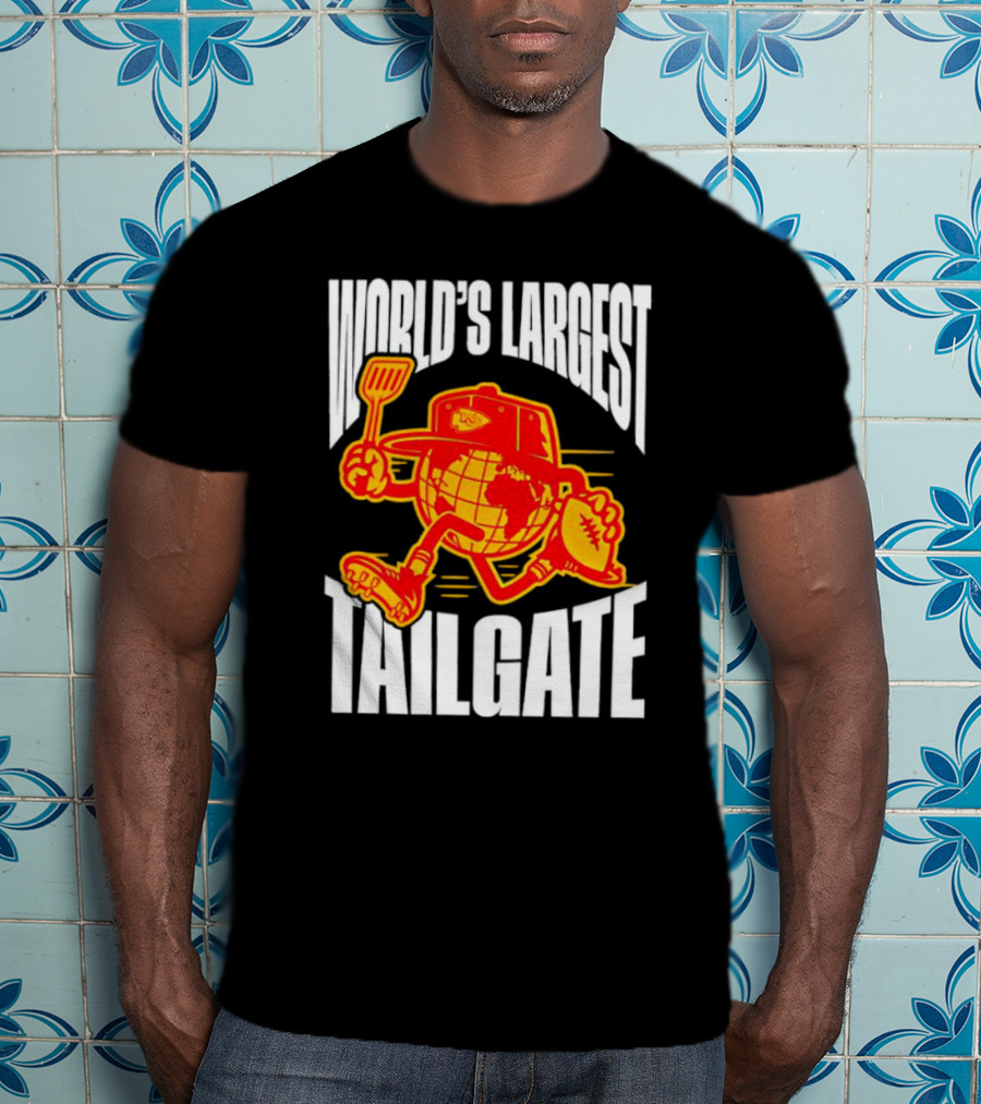 Kansas City Chiefs World's Largest Tailgate Football Grilling T-Shirt