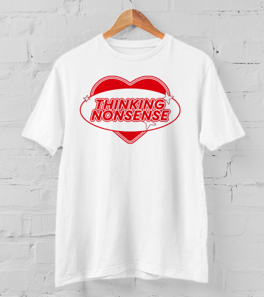 Sabrina Carpenter Thinking Nonsense Heart Star T-Shirt
