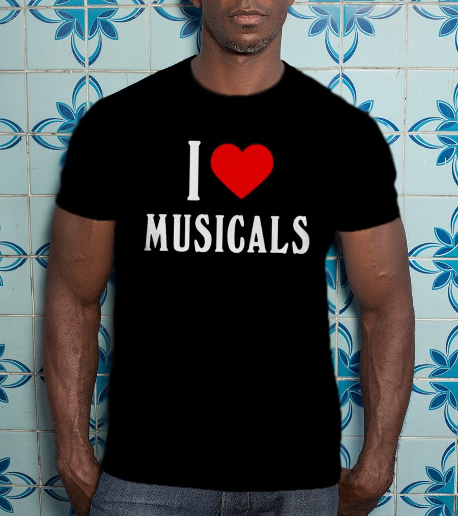 I Heart Musicals Red Love T-Shirt