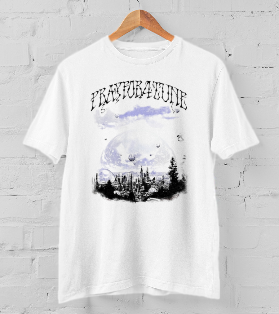 PrayFor4Tune Cosmic Landscape Bliss New T-Shirt
