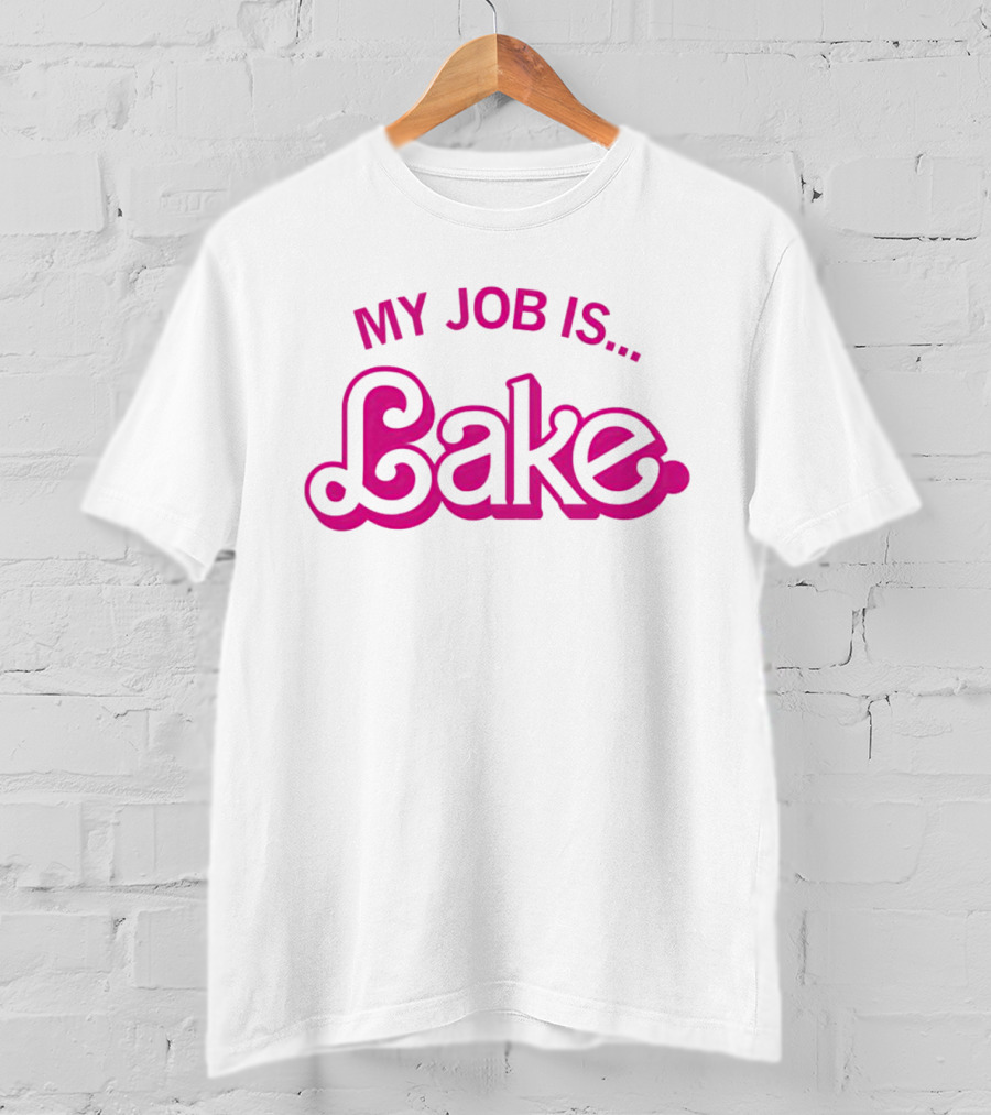 My Job Is Bake Barbie Style Retro T-Shirt